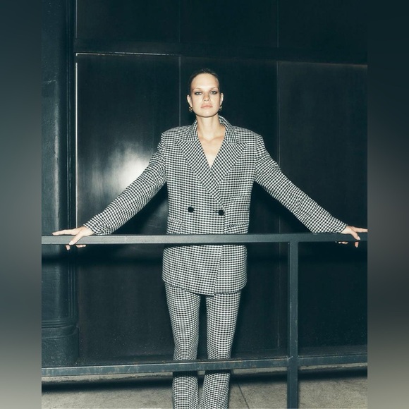 NWT VERONICA BEARD HUTCHINSON HOUNDSTOOTH DICKEY JACKET - Picture 6 of 7